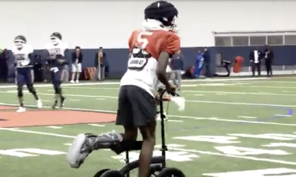 In a Boot… and at Practice? Syracuse’s Latest Move Has Fans Divided
